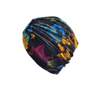 Ebbie Bavlněný turban - VELKÉ KVĚTY Velikost: 57 57