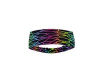 Ebbie Bavlněná čelenka s gumičkou - NEON POLYGON