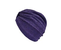Ebbie Turban madeira  - FIALOVÝ Velikost: 57 57