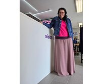 Ebbie Sukně dlouhá mačkaná viskóza - KOSATEC Velikost: XS/S XS/S