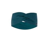 Ebbie Bavlněná čelenka - SMARAGDOVÁ - ŽEBROVANÁ Velikost: 1-3 1-3