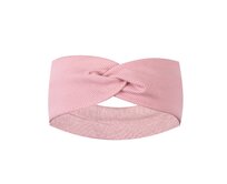 Ebbie Bavlněná čelenka - RŮŽOVÁ - ŽEBROVANÁ Velikost: 1-3 1-3