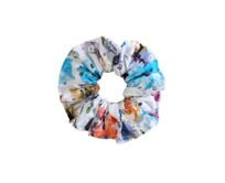 Ebbie Scrunchie gumička - madeira - LUČNÍ KVÍTÍ Velikost: velká velká