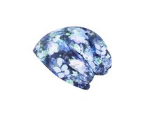 Ebbie Bavlněná čepice Beanie - MODRÉ LISTY Velikost: 2-4 2-4