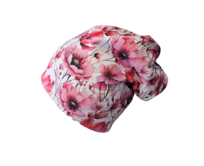 Ebbie Bavlněná čepice Beanie - RŮŽOVÁ KRÁSA - ŽEBROVANÁ Velikost: 4-6 4-6