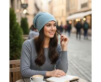 Ebbie Čepice madeira - TMAVĚ MÁTOVÁ Velikost: 54 54