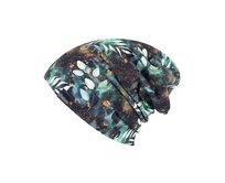 Ebbie Bavlněná čepice Beanie - SMARAGDOVÉ LISTY Velikost: 2-4 2-4