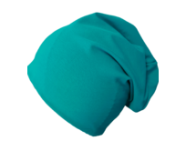 Ebbie Bavlněná čepice Beanie - PETROLEJOVÁ Velikost: 54 54