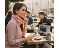 Ebbie Nákrčník madeira - LOSOSOVĚ RŮŽOVÝ Velikost: dětský dětský