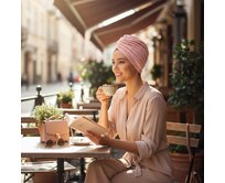 Ebbie Turban-style madeira - STARORŮŽOVÝ Velikost: 57 57, Madeirový úplet