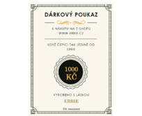 Ebbie Dárkový poukaz Hladký úplet
