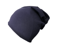 Ebbie Bavlněná čepice Beanie - MODRÁ Velikost: 4-6 4-6, Hladký úplet