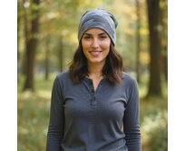 Ebbie Bavlněná čepice Beanie - MASKÁČ Velikost: 54 54, Hladký úplet