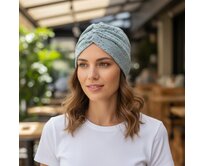 Ebbie Turban-style madeira - TMAVĚ MÁTOVÝ Velikost: 57 57, Madeirový úplet