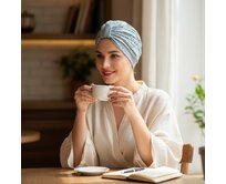 Ebbie Turban-twist madeira - TMAVĚ MÁTOVÝ Velikost: 54 54