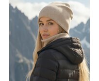 Ebbie Bavlněný nákrčník - LATTE- ŽEBROVANÝ Velikost: dospělý dospělý