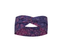 Ebbie Bavlněná čelenka - MANDALA FIALOVÁ Velikost: L L, Hladký úplet