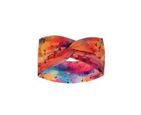 Ebbie Bavlněná čelenka - AKVARELOVÉ NOTY Velikost: L L, Hladký úplet