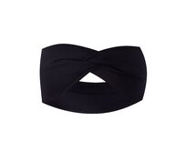 Ebbie Bavlněná čelenka - ČERNÁ Velikost: 3+ 3+, Hladký úplet