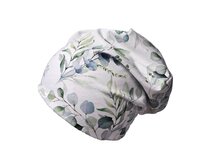 Ebbie Bavlněná čepice Beanie - EUKALYPTUS Velikost: 54 54, Hladký úplet