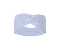 Ebbie Bavlněná čelenka - BABY BLUE - ŽEBROVANÁ Velikost: M M