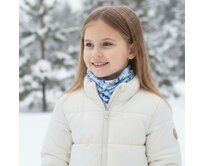 Ebbie Bavlněný nákrčník - LEDOVÉ KVĚTY Velikost: dětský dětský, Hladký úplet