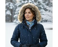 Ebbie Bavlněný nákrčník - LEDOVÉ KVĚTY Velikost: dospělý dospělý, Hladký úplet