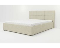 Čalouněná postel "PORTOFINO PIAZZA" šedá 140 x 200 šedá