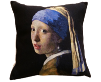 GOBELÍNOVÝ POVLAK NA POLŠTÁŘ - GIRL WITH A PEARL EARRING BY VERMEER