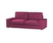 Dekoria Potah na pohovku Kivik 3-místná, rozkládací, Plum švestková, 3-místná rozkládací, Cotton Panama, 702-32