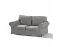 Dekoria Potah na pohovku IKEA Ektorp 2-místná rozkládací NOVÝ MODEL 2012, šedá, Ektorp 2-m rozkl. od 2012, Edinburgh, 115-81