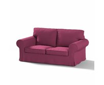 Dekoria Potah na pohovku IKEA Ektorp 2-místná rozkládací NOVÝ MODEL 2012, Plum švestková, Ektorp 2-m rozkl. od 2012, Cotton Panama, 702-32