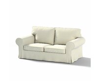 Dekoria Potah na pohovku IKEA Ektorp 2-místná rozkládací NOVÝ MODEL 2012, smetanově bílá, Ektorp 2-m rozkl. od 2012, Velvet, 704-10
