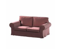 Dekoria Potah na pohovku IKEA Ektorp 2-místná rozkládací NOVÝ MODEL 2012, světle švestková, Ektorp 2-m rozkl. od 2012, Ingrid, 705-38