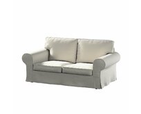 Dekoria Potah na pohovku IKEA Ektorp 2-místná rozkládací NOVÝ MODEL 2012, šedá, Ektorp 2-m rozkl. od 2012, Ingrid, 705-40