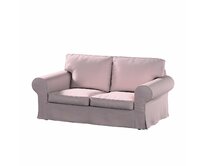 Dekoria Potah na pohovku IKEA Ektorp 2-místná rozkládací NOVÝ MODEL 2012, pastelově růžový melanž, Ektorp 2-m rozkl. od 2012, Amsterdam, 704-51