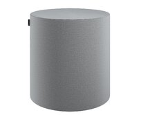 Dekoria Sedák Barrel- válec pevný, d40cm, výška 40cm, šedá tmavá, ø40 cm x 40 cm, Ingrid, 705-42