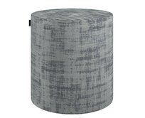 Dekoria Sedák Barrel- válec pevný,  d40cm, výška 40cm, šedavá beton, ø40 cm x 40 cm, Velvet, 704-32