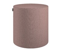 Dekoria Sedák Barrel- válec pevný, d40cm, výška 40cm, matně růžová, ø40 cm x 40 cm, City, 704-83