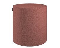 Dekoria Sedák Barrel- válec pevný, d40cm, výška 40cm, hnědá koňaková, ø40 cm x 40 cm, City, 704-84