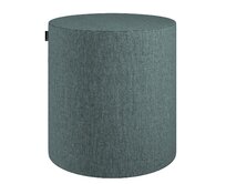 Dekoria Sedák Barrel- válec pevný, d40cm, výška 40cm, šedomodrý šenil, ø40 cm x 40 cm, City, 704-85