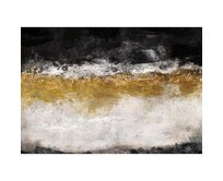 Dekoria Obraz na plátně Black&Gold Impression, 50 x 35 cm