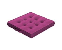 Dekoria Sedák Kuba s úchytem 40x40x6cm nebo 50x50x10cm, amaranthová , 50 x 50 x 10 cm, Etna, 705-23
