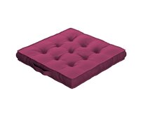 Dekoria Sedák Kuba s úchytem 40x40x6cm nebo 50x50x10cm, Plum švestková, 50 x 50 x 10 cm, Cotton Panama, 702-32