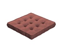 Dekoria Sedák Kuba s úchytem 40x40x6cm nebo 50x50x10cm, hnědá koňaková, 50 x 50 x 10 cm, City, 704-84