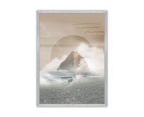 Dekoria Plakát Mountains, 30 x 40 cm, Volba rámku: Stříbrný