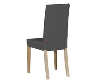 Dekoria Potah na židli IKEA Harry, krátký, šedá, židle Harry, Quadro, 136-14