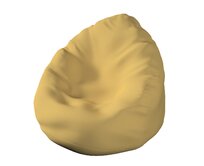 Dekoria Sedací vak s volbou látky - 3 velikosti, matně žlutá, Ø50 x 85 cm, Cotton Panama, 702-41
