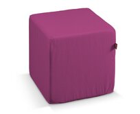 Dekoria Sedák Cube - kostka pevná 40x40x40, amaranthová , 40 x 40 x 40 cm, Etna, 705-23