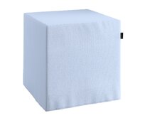 Dekoria Sedák Cube - kostka pevná 40x40x40, pastelová blankytná, 40 x 40 x 40 cm, Loneta, 133-35